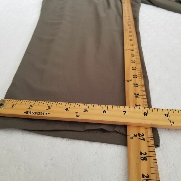 Divided H&M Pants Size 3XL High-Rise Pull-On Green Tapered Pockets Viscose New - Picture 5 of 8